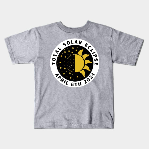 Total Eclipse - Total Solar Eclipse - Totality 2024 Kids T-Shirt by LEGO